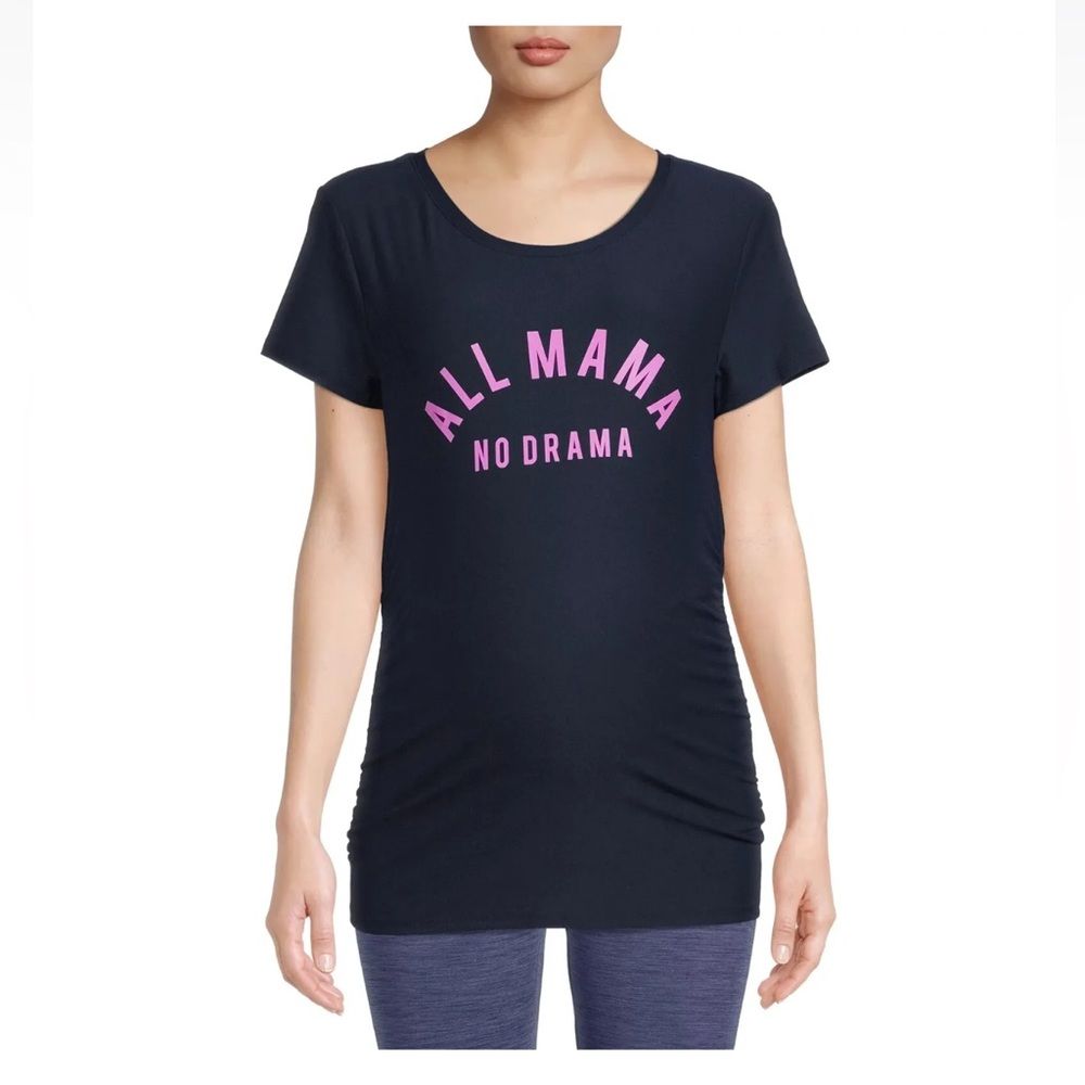 Time And Tru Maternity Short Sleeve Graphic T-Shirt Sz Small (4-6). Nwt